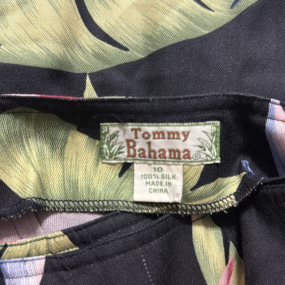 Tommy Bahama Vintage Tropical Silk Wrap Maxi Skirt Size: 10 Length: 37” - Picture 4 of 6